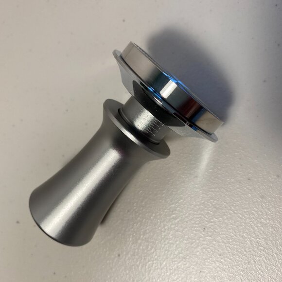 Espresso Coffee Tamper 53MM Heavy-Duty S/S Flat Base Ergonomic Spring Loaded - Picture 2 of 6